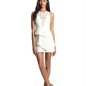 BCBG Maxazria White Lace dress size 4
